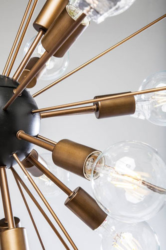 Retro Sputnik ceiling light and floor light