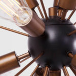 Retro Sputnik ceiling light and floor light