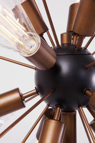 Retro Sputnik ceiling light and floor light