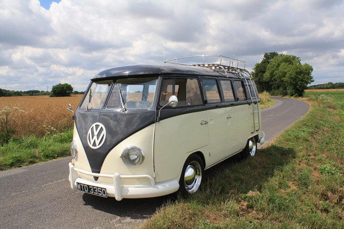 Restored 1966 Volkswagen split screen camper van on eBay