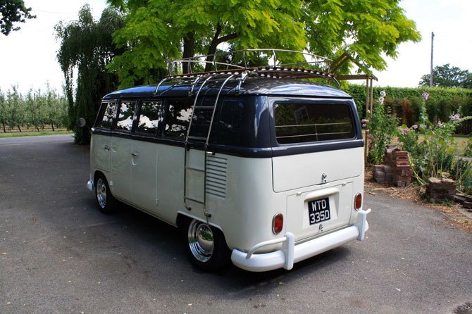 Restored 1966 Volkswagen split screen camper van on eBay