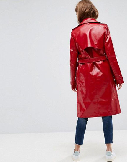 Sale spotting: Retro Vinyl Trench Coat at ASOS