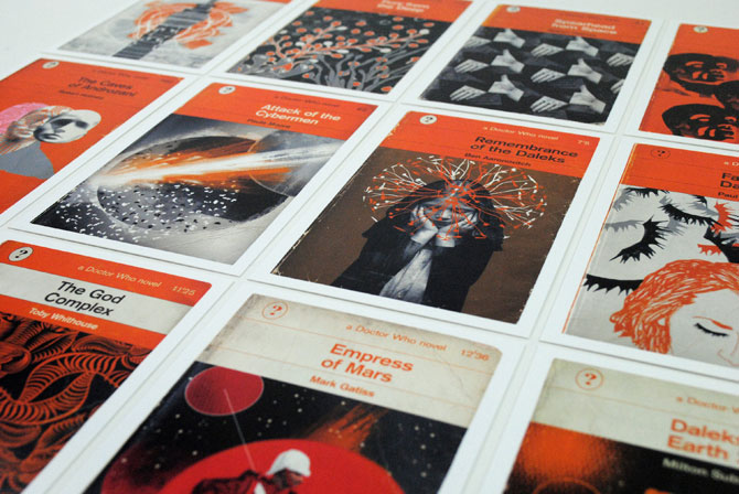Doctor Who Penguin books-inspired postcards by Coleman Design return