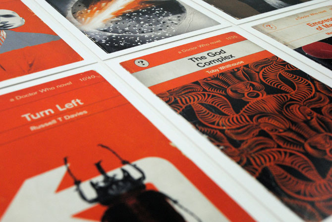 Doctor Who Penguin books-inspired postcards by Coleman Design return