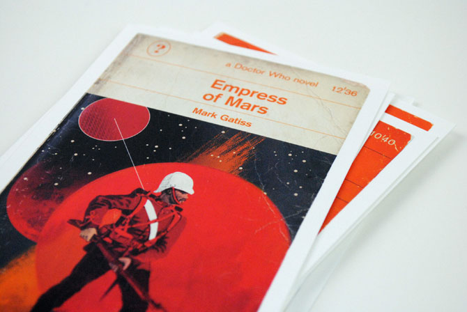 Doctor Who Penguin books-inspired postcards by Coleman Design return