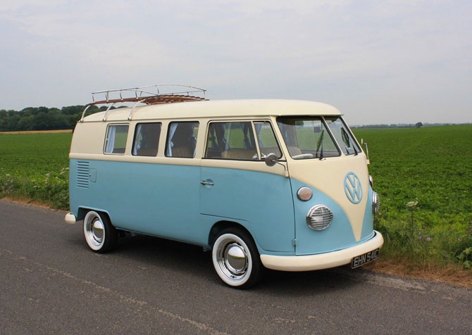 5. Fully restored 1965 VW Split Screen Camper Van on eBay