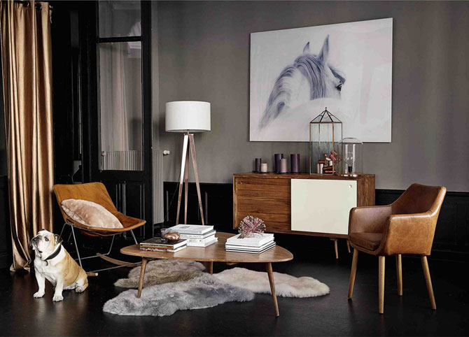 Andersen midcentury-style coffee table at Maisons Du Monde