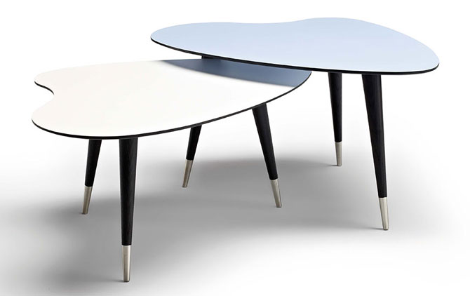 Danish retro coffee tables by Wharfdale