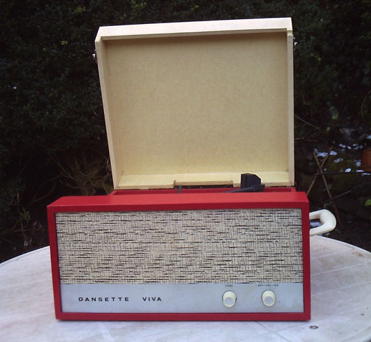 1960s Dansette Viva record player on eBay