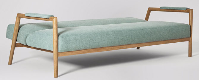 Darcy Scandinavian-style sofa bed at Swoon Editions