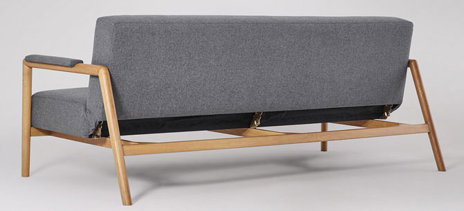 Darcy Scandinavian-style sofa bed at Swoon Editions