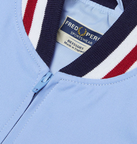 Fred Perry Original Tennis Bomber Jacket in sky blue