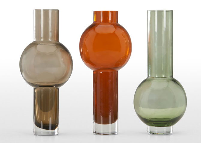 Joron 1960s-style glass ball vases at Made