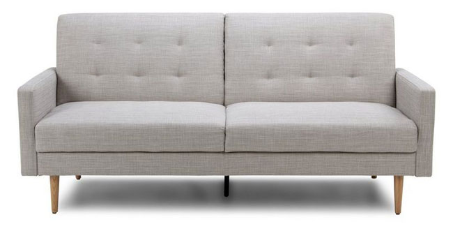 Midcentury-style Lola sofa bed at DFS