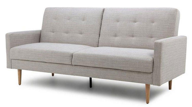 Midcentury-style Lola sofa bed at DFS