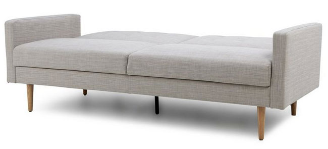 Midcentury-style Lola sofa bed at DFS