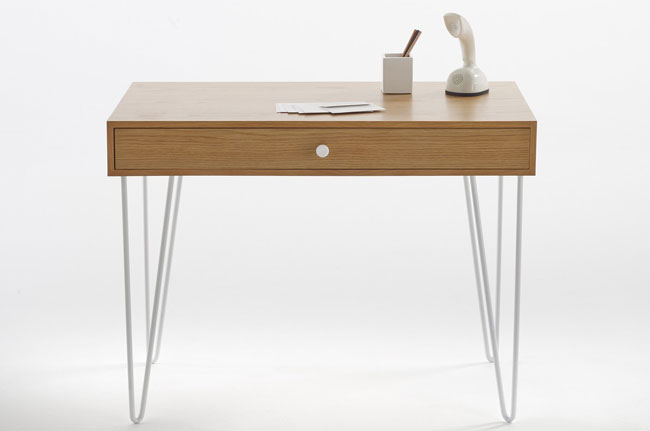 Adza vintage-style desk at La Redoute