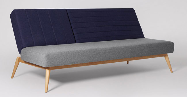 Scarlett micentury-style sofa beds at Swoon Editions