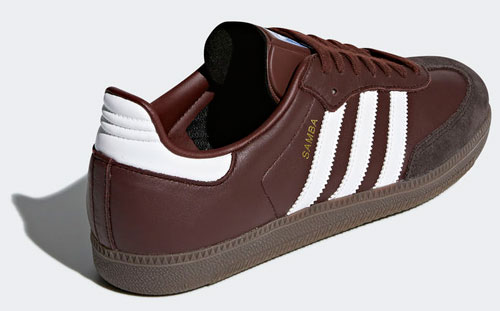 Adidas Samba OG trainers reissue in brown leather