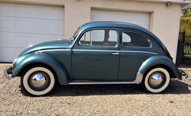 1955 Volkswagen Beetle in original condition on eBay