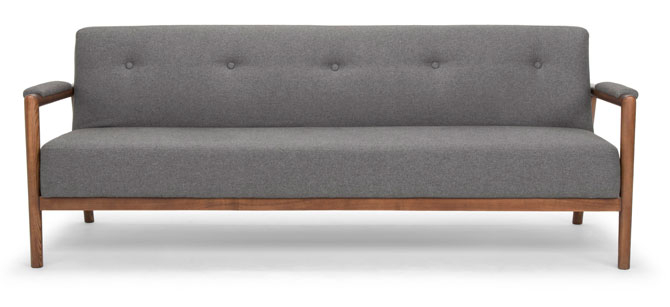 Mr Rigby midcentury-style sofa bed at Calvers and Suvdal