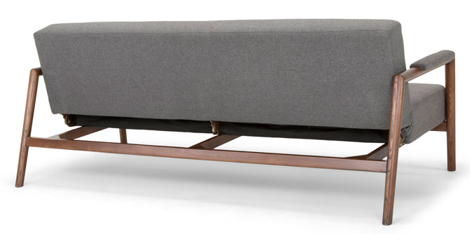 Mr Rigby midcentury-style sofa bed at Calvers and Suvdal
