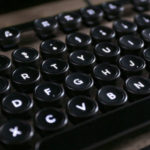 Elwood vintage-style mechanical keyboard by Azio