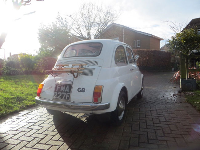 1967 Fiat 500F car on eBay