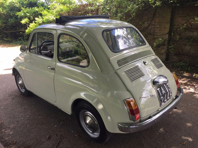 1967 Fiat 500 in cream on eBay