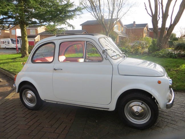 1967 Fiat 500F car on eBay