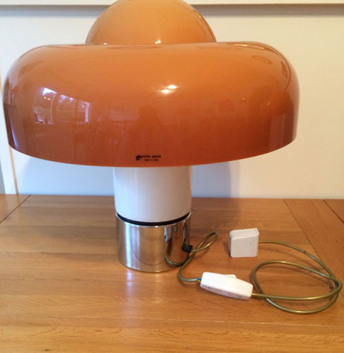 Pair of 1970s Guzzini Brumbury table lamps on eBay