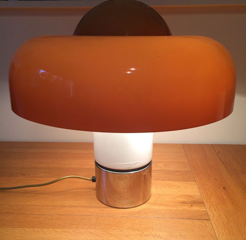 Pair of 1970s Guzzini Brumbury table lamps on eBay