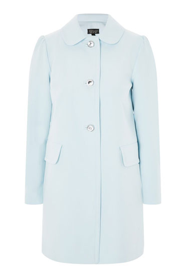 Retro Jewel Button Coat at Topshop