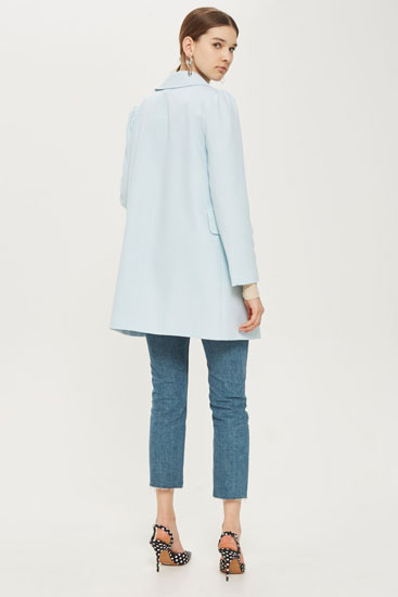 Retro Jewel Button Coat at Topshop