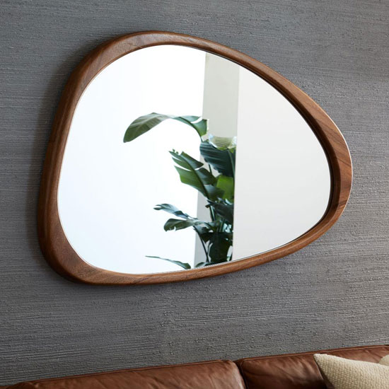 Mid-Century Asymmetrical Wall Mirror at West Elm