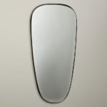 John Lewis Irregular Oval Mirror in brass