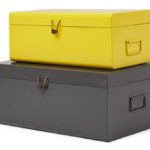 Vintage-style Daven storage trunks at Made