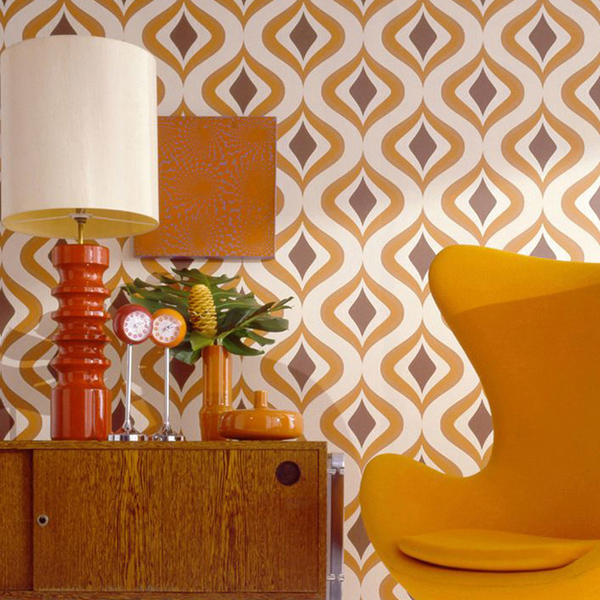 1. Trippy wallpaper at Graham and Brown
