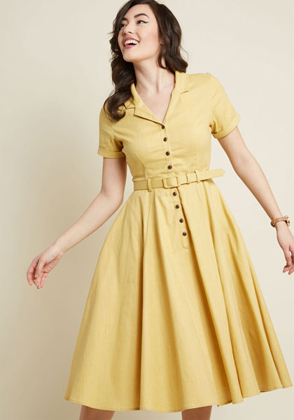 1950s Caterina swing dress at Collectif