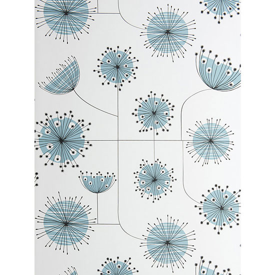 Midcentury Dandelion Mobile wallpaper range by MissPrint