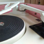 Restored 1960s Dansette Bermuda Record Player in pink on eBay