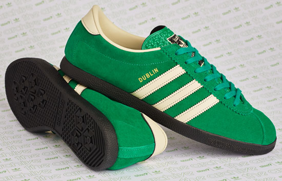 Adidas Dublin trainers back with a St Patrick’s Day finish