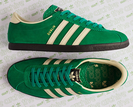 Adidas Dublin trainers back with a St Patrick’s Day finish