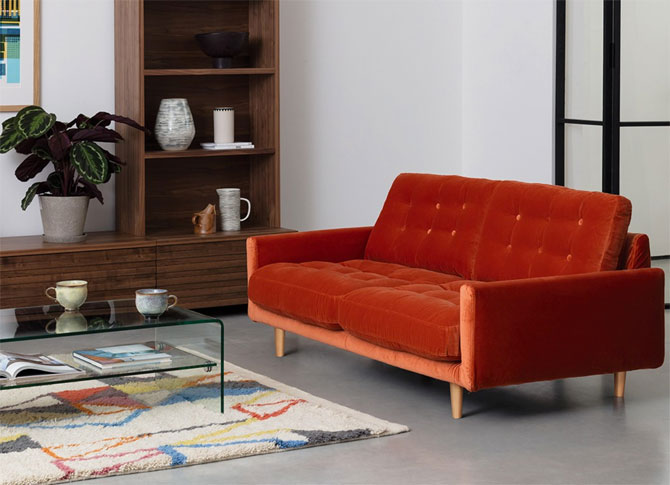 Fenner midcentury modern seating range at Habitat