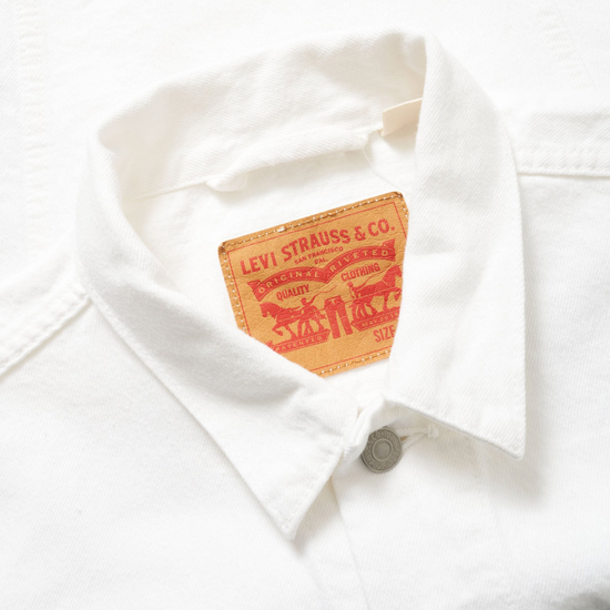 Get set for summer: Levi’s white trucker jacket