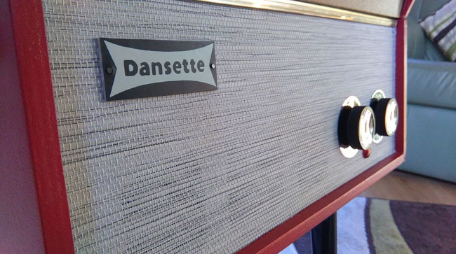 Refurbished 1960s Dansette Senator record player on eBay