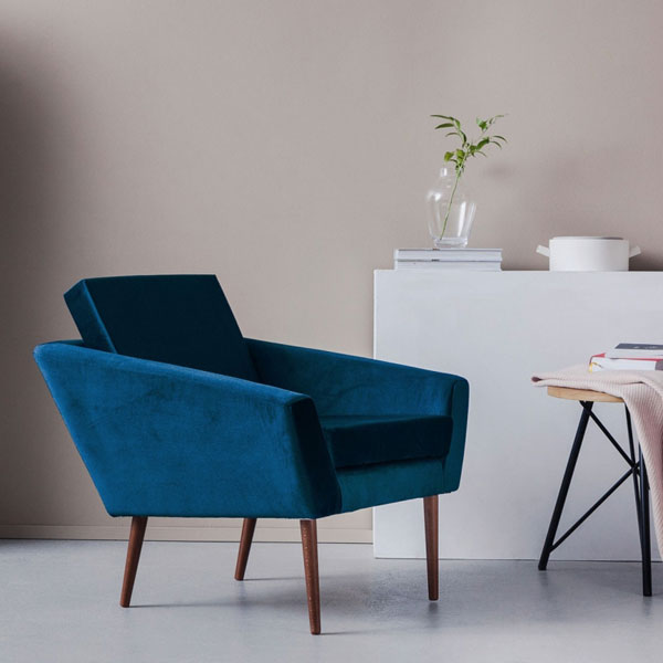 1960s-style Supernova armchair by Sternzeit Design