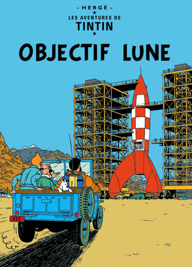 Affordable classics: Tintin book cover posters