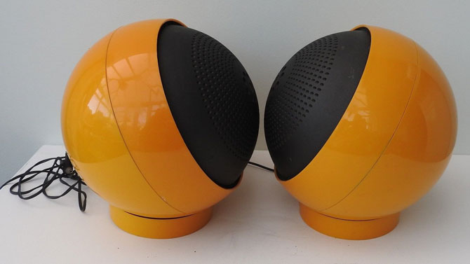 1970s Weltron space age audio system and speakers on eBay