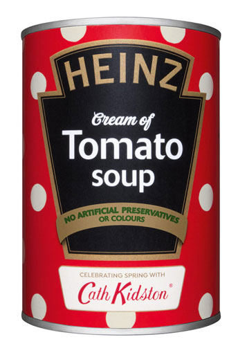 Heinz x Cath Kidston limited edition soup cans